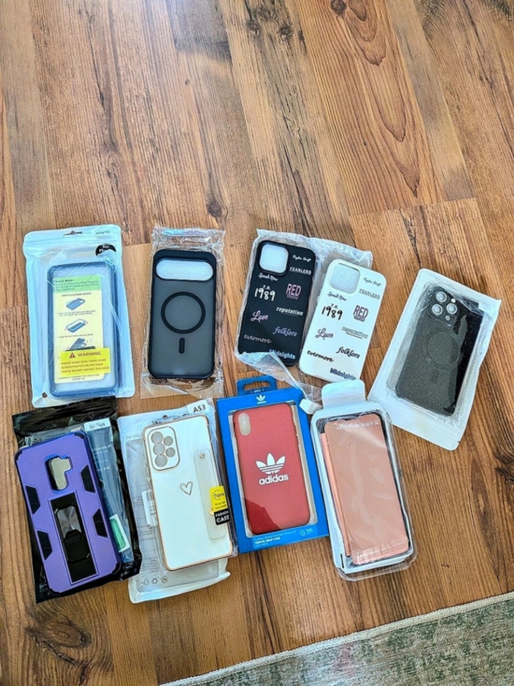 Brand New Lot Of 9 Assorted Premium Quality Cell Phone Cases